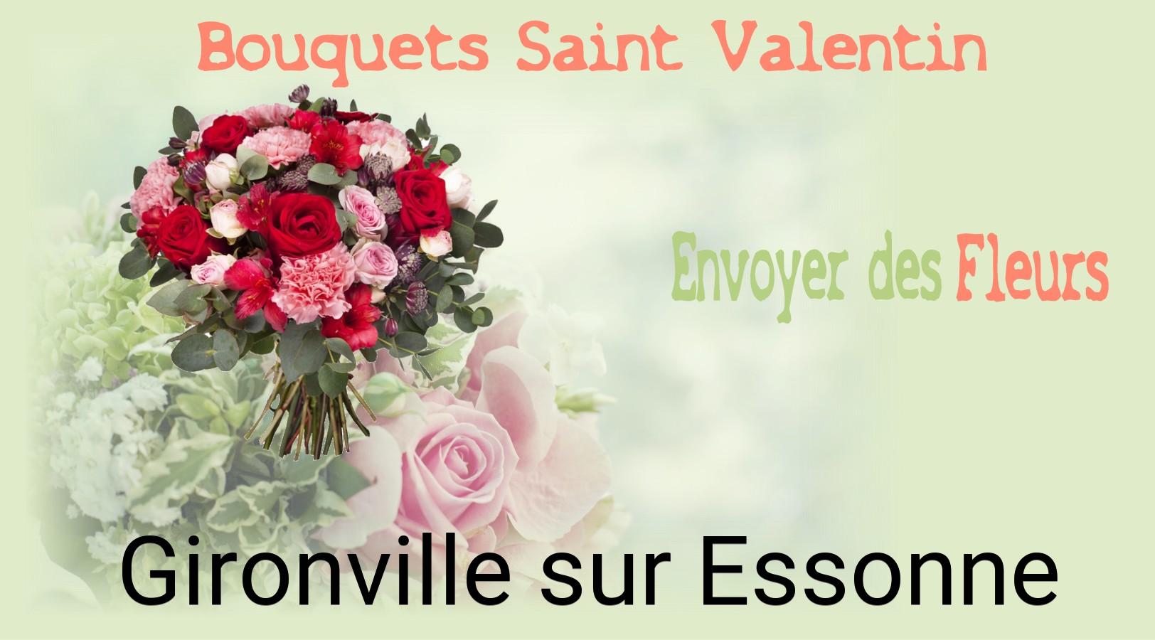 Roses de Saint-Valentin livrées à Gironville-sur-Essonne